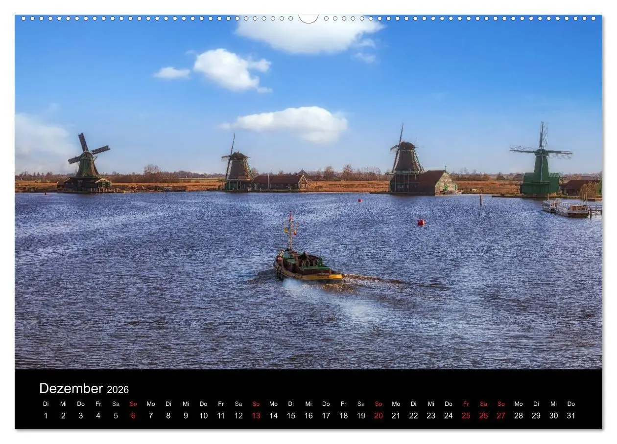 Bild: 9783516199642 | Die Niederlande (Wandkalender 2026 DIN A2 quer), CALVENDO...