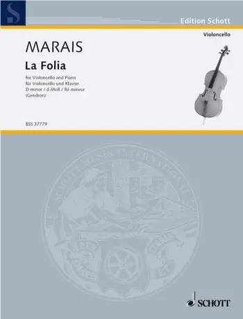 Cover: 9790001109642 | La Folia | Marin Marais | Buch | Schott Music | EAN 9790001109642