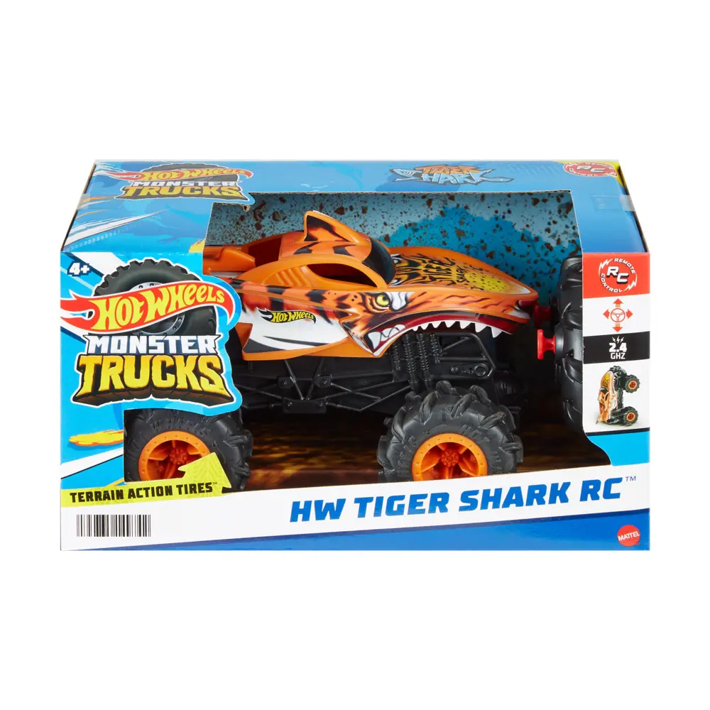 Cover: 194735149742 | Hot Wheels Monster Trucks RC 1:24 Tiger Shark | Offene Verpackung