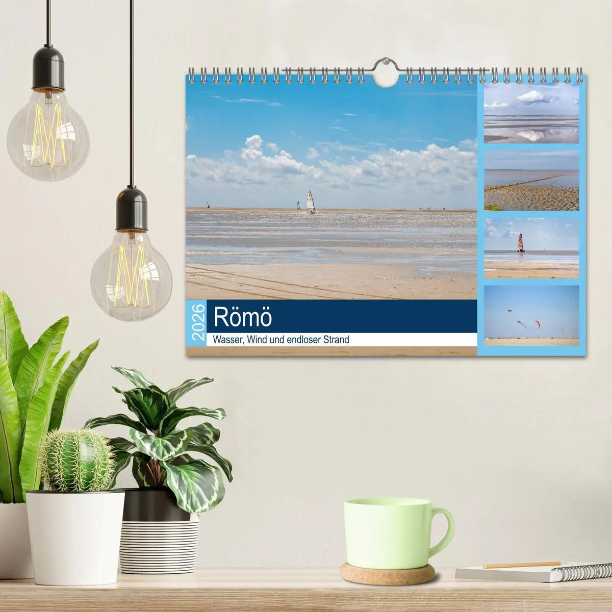 Bild: 9783457789742 | Römö - Wasser, Wind und endloser Strand (Wandkalender 2026 DIN A4...
