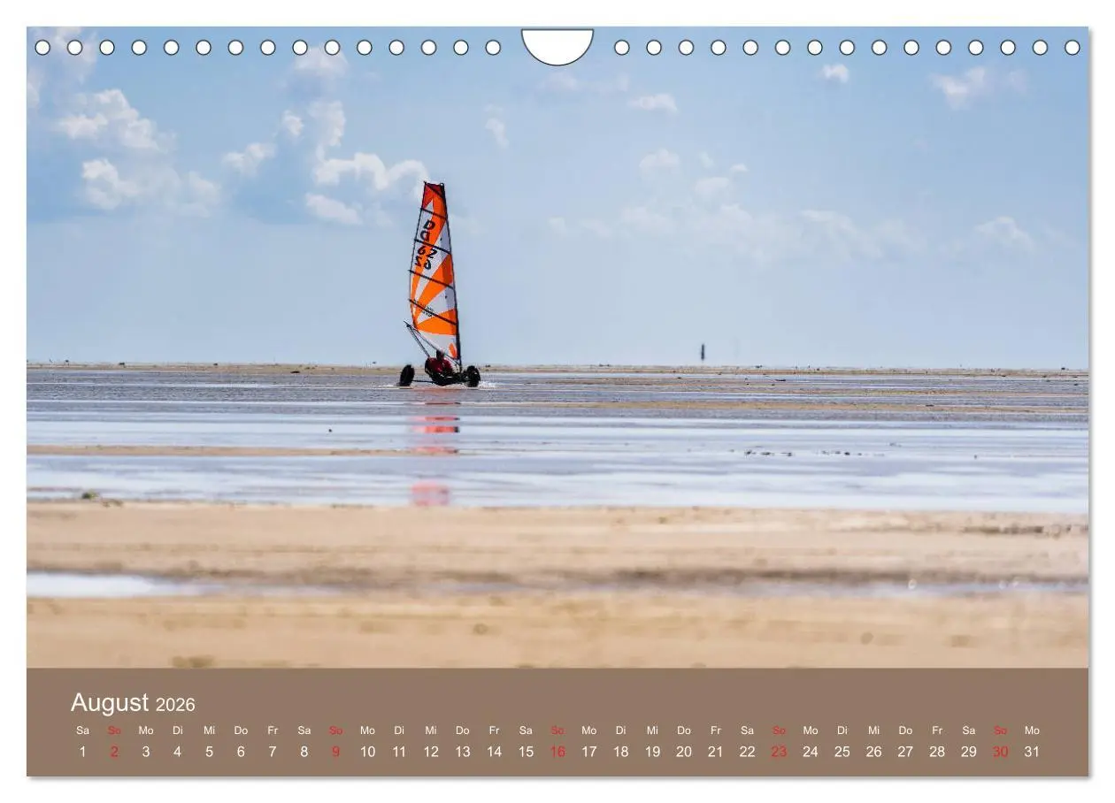 Bild: 9783457789742 | Römö - Wasser, Wind und endloser Strand (Wandkalender 2026 DIN A4...