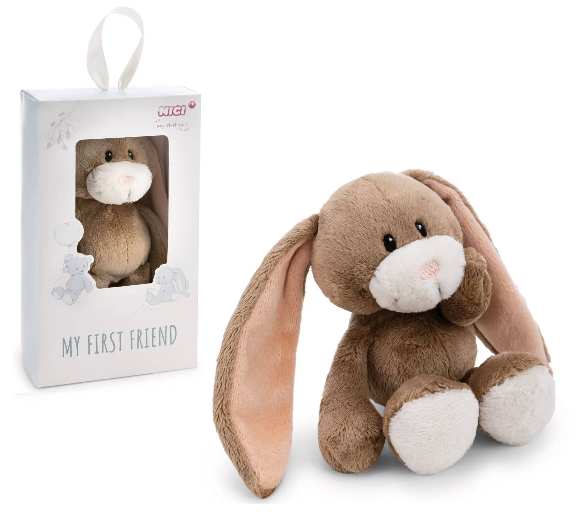 Cover: 4012390629842 | Nici 62984 Kuscheltier Hase Lopino 20cm in Geschenkbox | My First NICI