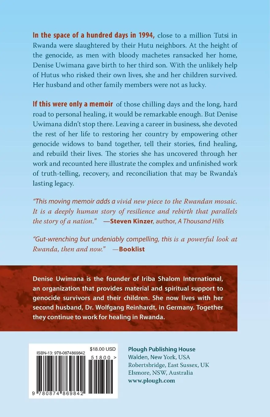Rückseite: 9780874869842 | From Red Earth | A Rwandan Story of Healing and Forgiveness | Uwimana