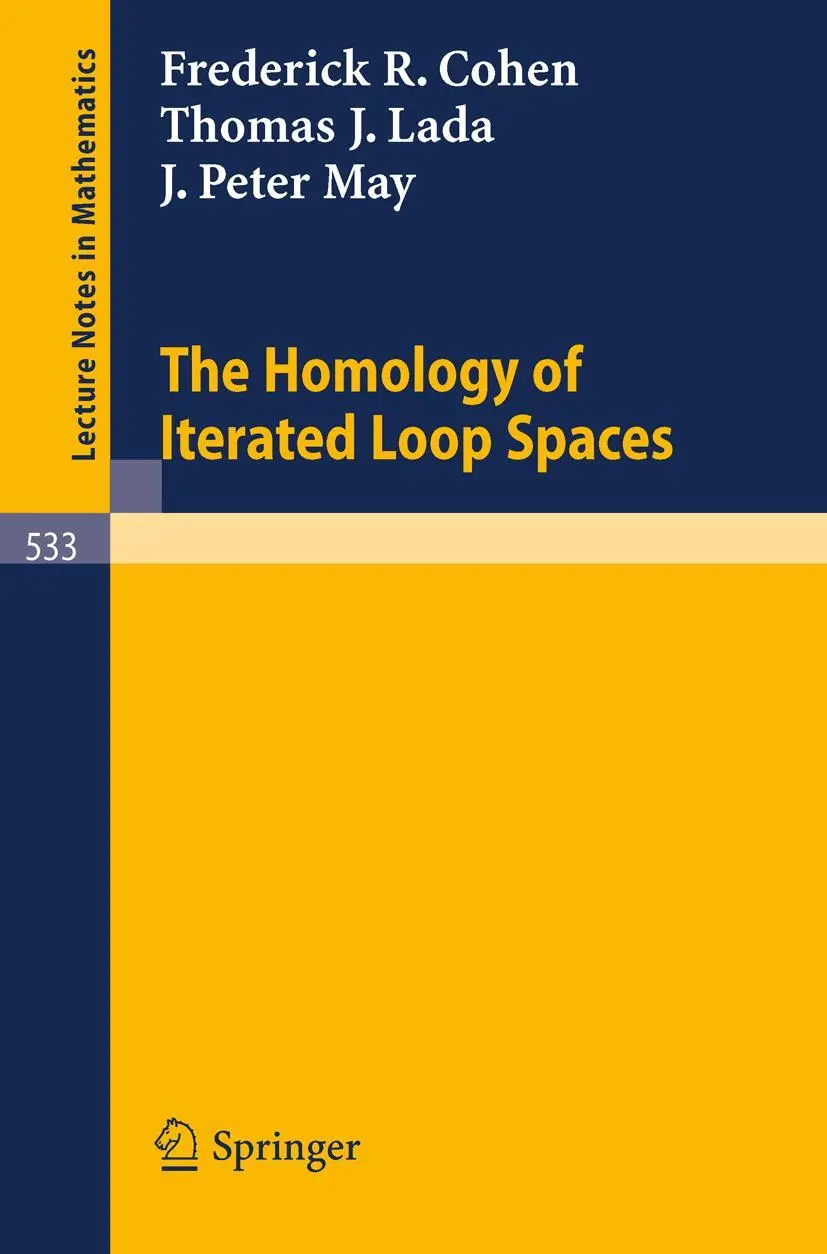 Cover: 9783540079842 | The Homology of Iterated Loop Spaces | F. R. Cohen (u. a.) | Buch