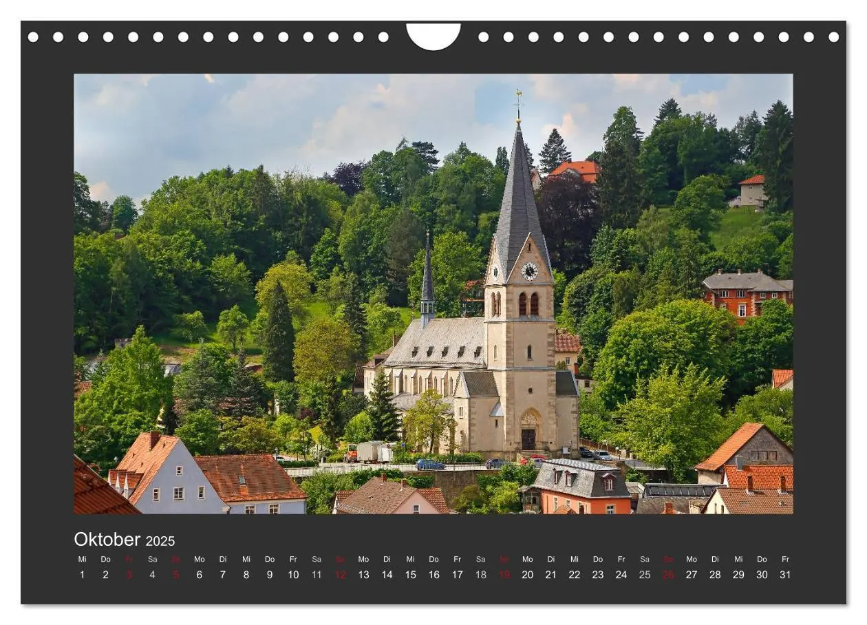 Bild: 9783435749942 | Kulmbach (Wandkalender 2025 DIN A4 quer), CALVENDO Monatskalender