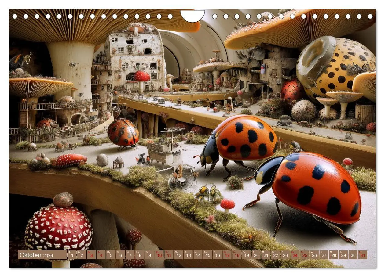 Bild: 9783457459942 | Bugtopia. Die fantastische Welt der Marienkäfer (Wandkalender 2026...