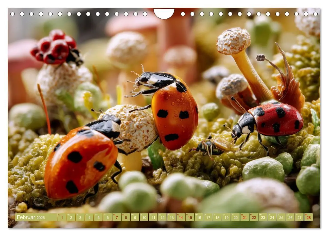 Bild: 9783457459942 | Bugtopia. Die fantastische Welt der Marienkäfer (Wandkalender 2026...