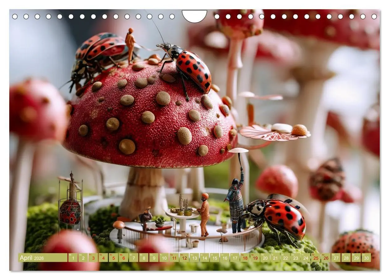 Bild: 9783457459942 | Bugtopia. Die fantastische Welt der Marienkäfer (Wandkalender 2026...