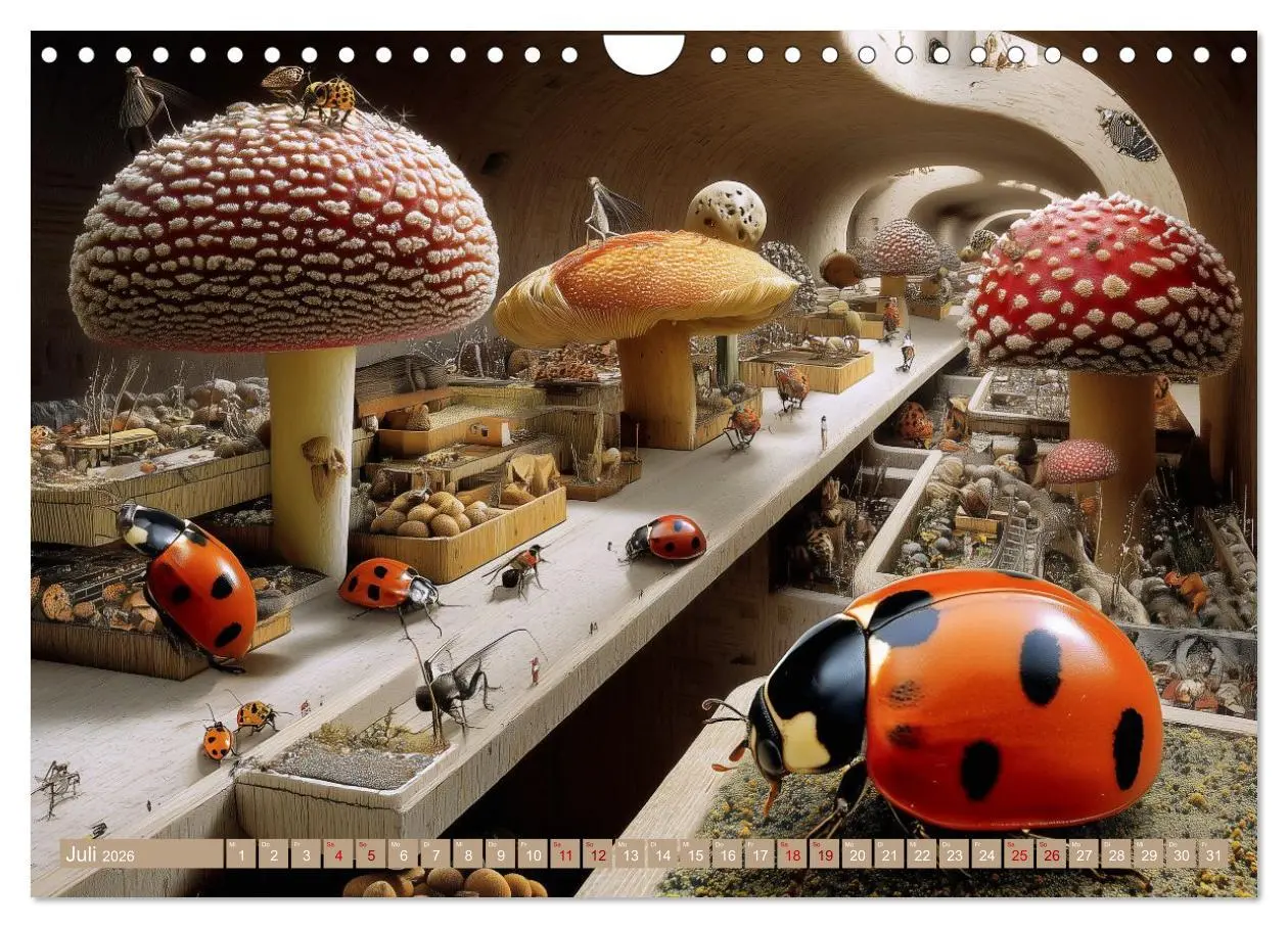 Bild: 9783457459942 | Bugtopia. Die fantastische Welt der Marienkäfer (Wandkalender 2026...