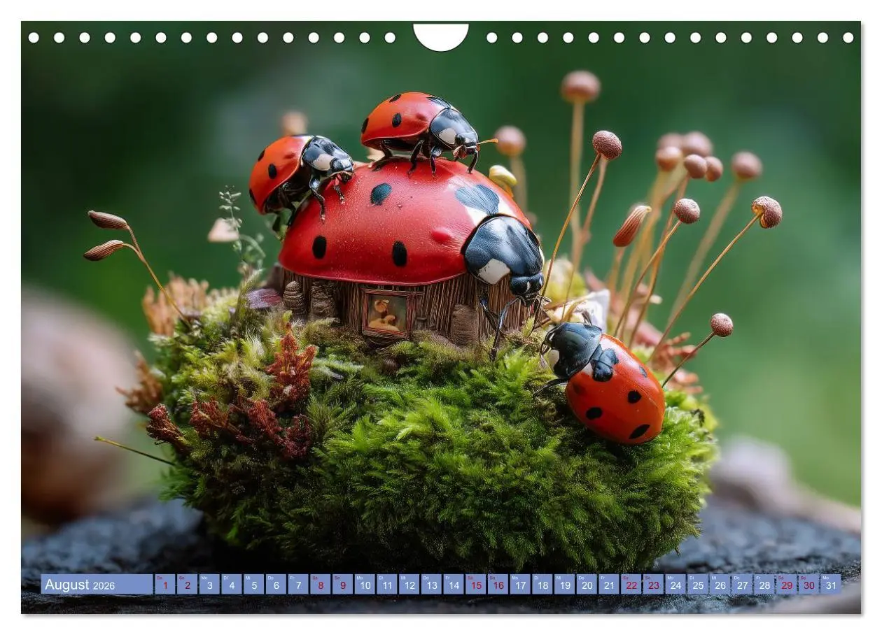 Bild: 9783457459942 | Bugtopia. Die fantastische Welt der Marienkäfer (Wandkalender 2026...