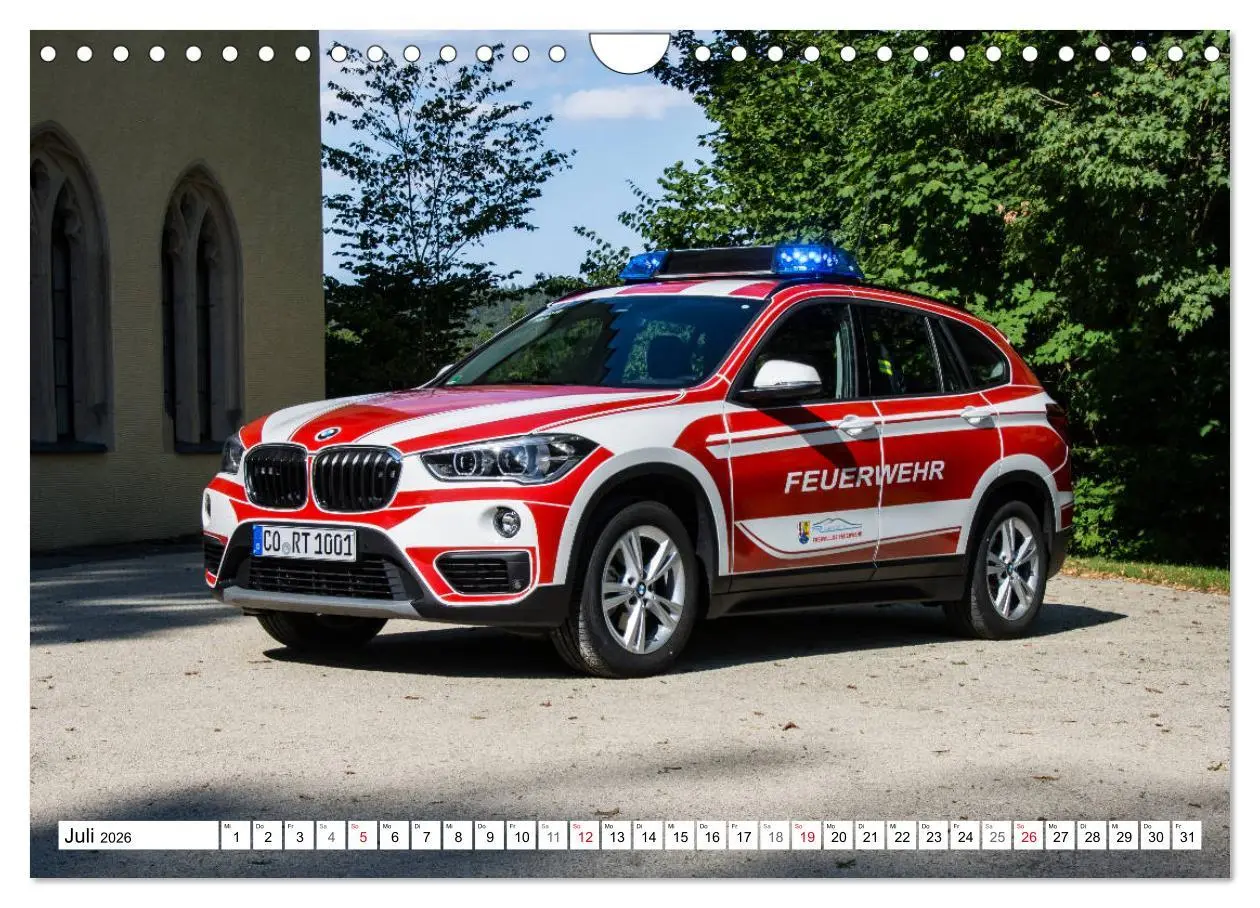 Bild: 9783457839942 | Feuerwehrfahrzeuge (Wandkalender 2026 DIN A4 quer), CALVENDO...