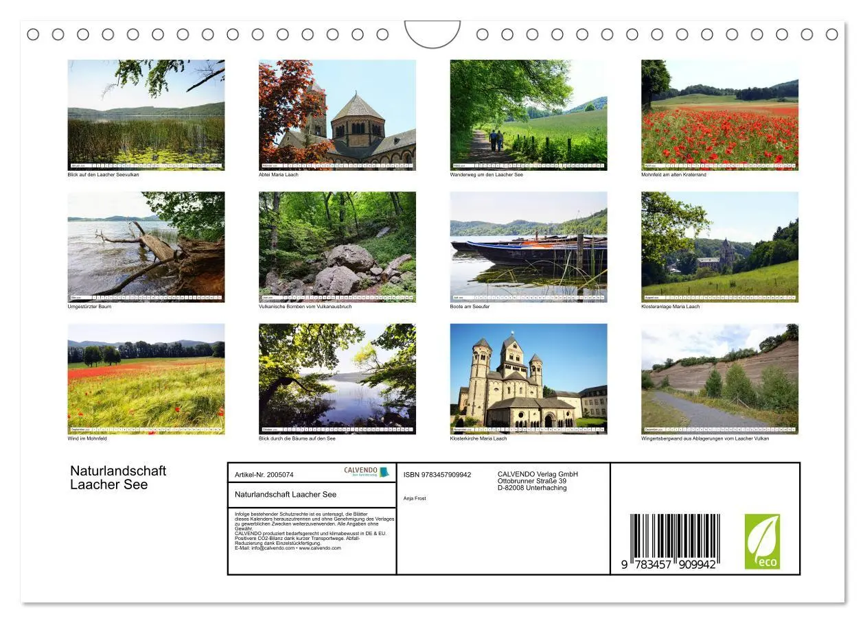 Bild: 9783457909942 | Naturlandschaft Laacher See (Wandkalender 2026 DIN A4 quer),...