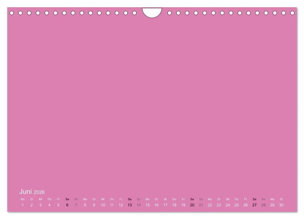 Bild: 9783516169942 | Bastelkalender - Pink (Wandkalender 2026 DIN A4 quer), CALVENDO...