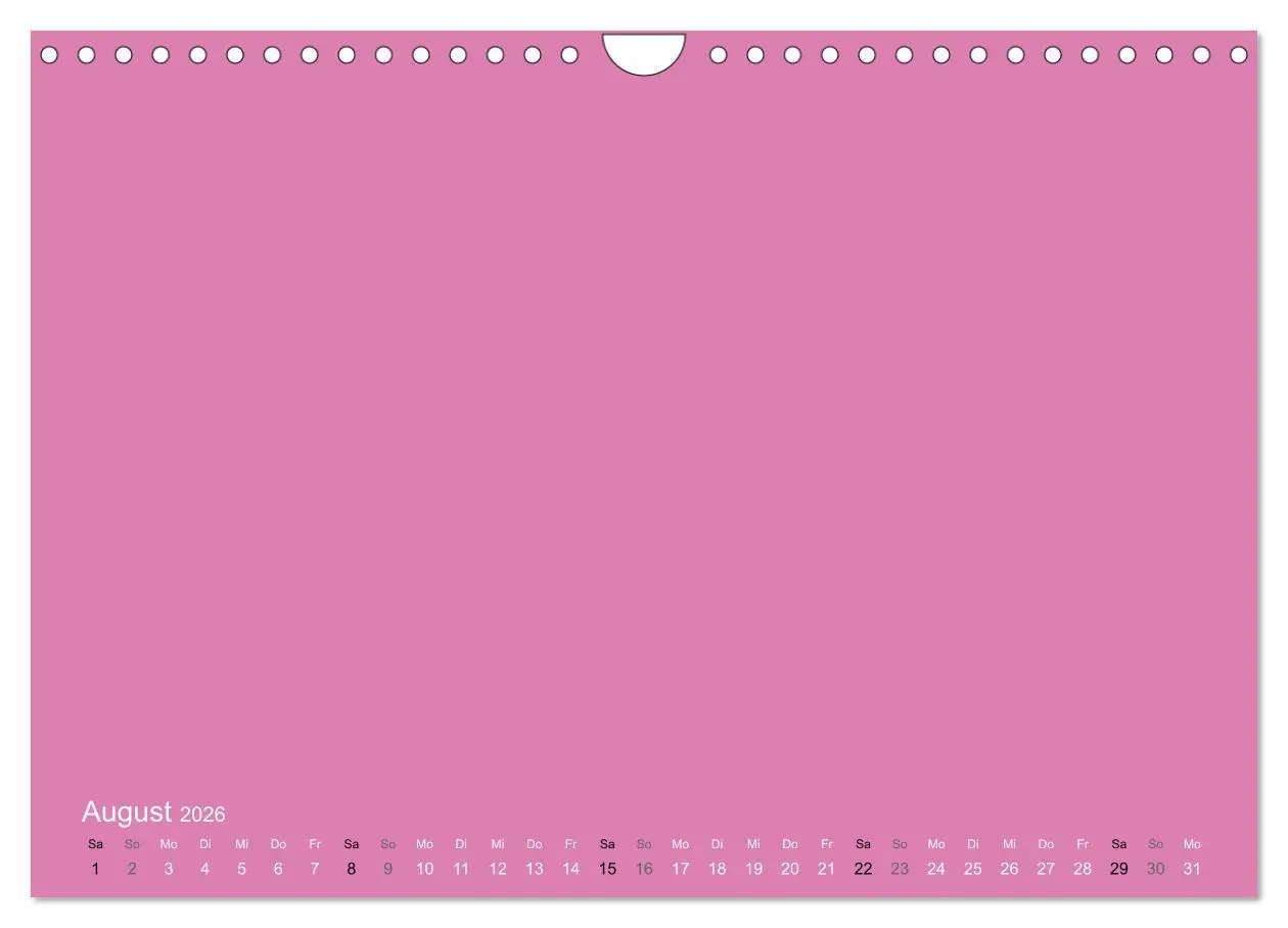 Bild: 9783516169942 | Bastelkalender - Pink (Wandkalender 2026 DIN A4 quer), CALVENDO...