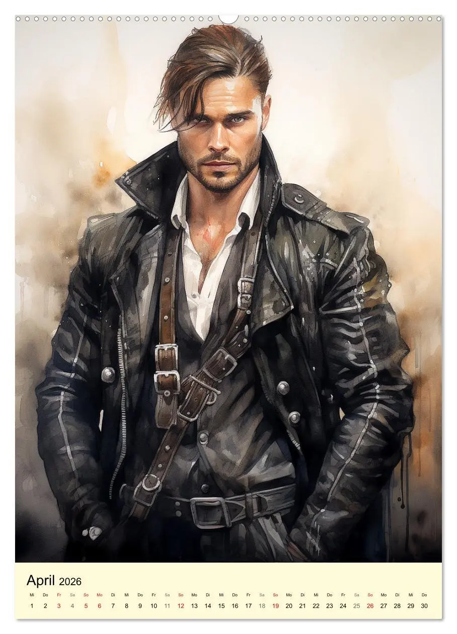 Bild: 9783516309942 | Steampunk Boys. Verwegene Männlichkeit (Wandkalender 2026 DIN A2...