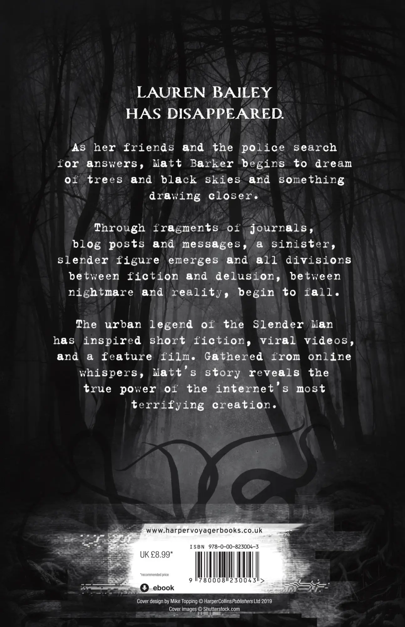 Rückseite: 9780008230043 | Slender Man | Anonymous | Taschenbuch | Kartoniert / Broschiert | 2019