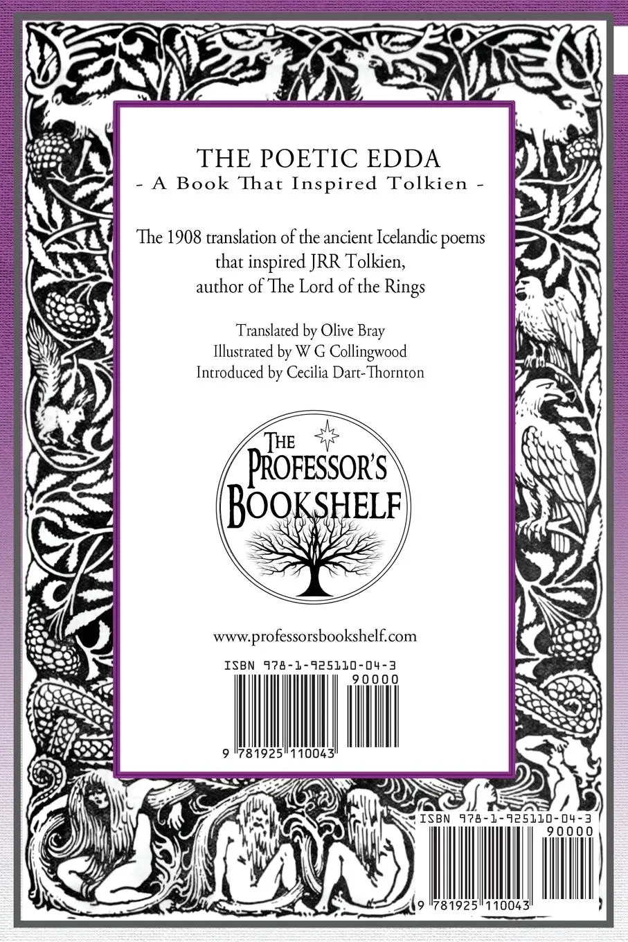 Rückseite: 9781925110043 | The Poetic Edda - A Book That Inspired Tolkien | Collingwood | Buch