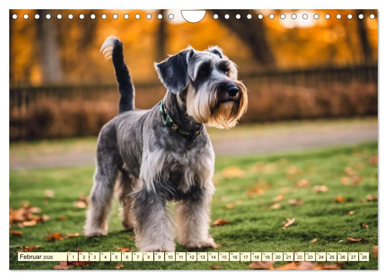 Bild: 9783457330043 | Schnauzer - vielseitige Allrounder (Wandkalender 2026 DIN A4 quer),...