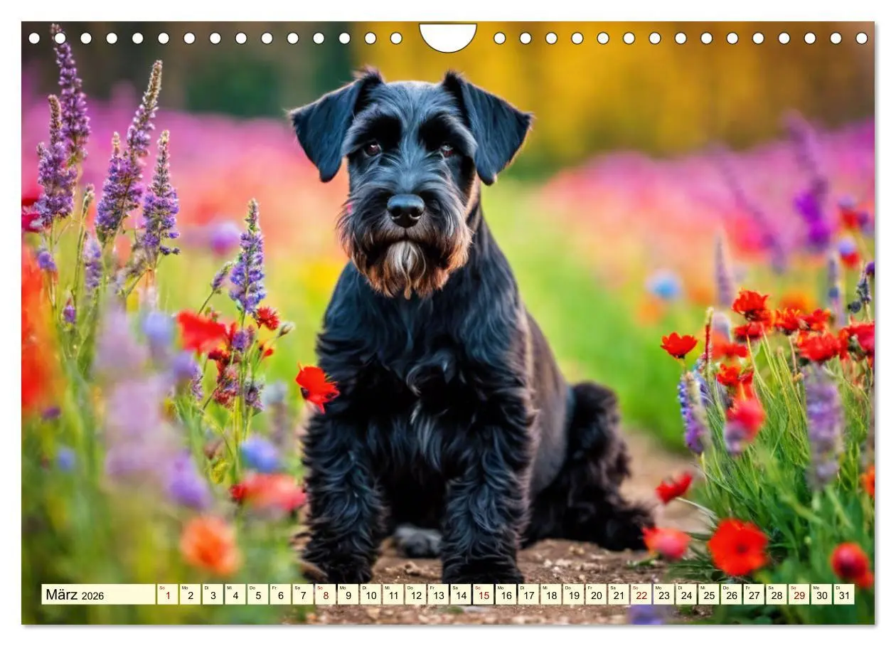 Bild: 9783457330043 | Schnauzer - vielseitige Allrounder (Wandkalender 2026 DIN A4 quer),...