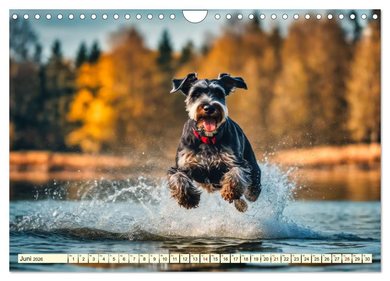 Bild: 9783457330043 | Schnauzer - vielseitige Allrounder (Wandkalender 2026 DIN A4 quer),...
