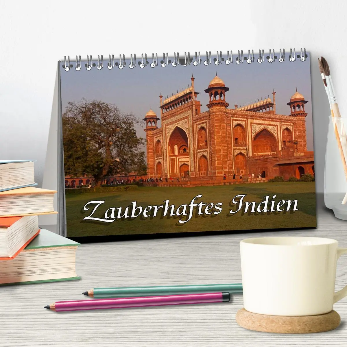 Bild: 9783516110043 | Zauberhaftes Indien (Tischkalender 2026 DIN A5 quer), CALVENDO...