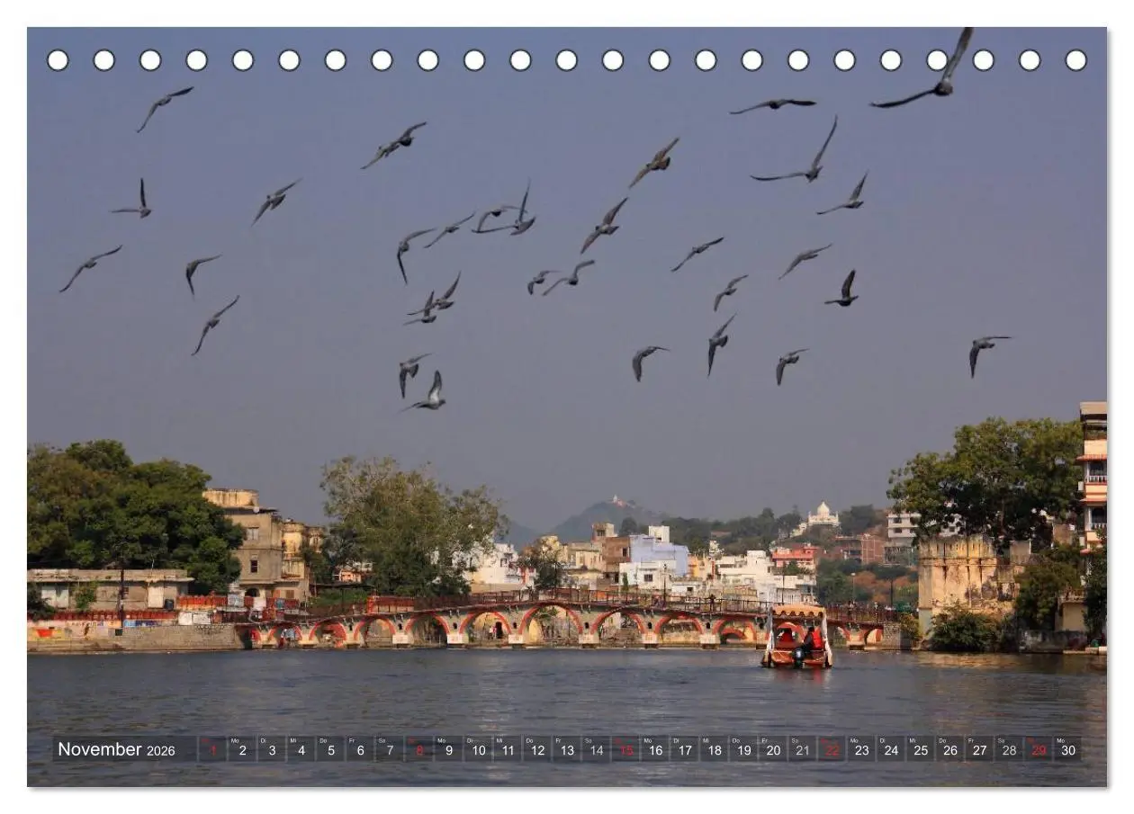 Bild: 9783516110043 | Zauberhaftes Indien (Tischkalender 2026 DIN A5 quer), CALVENDO...
