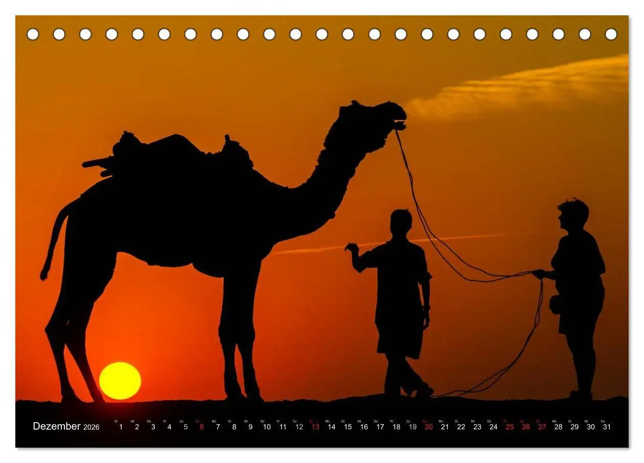 Bild: 9783516110043 | Zauberhaftes Indien (Tischkalender 2026 DIN A5 quer), CALVENDO...