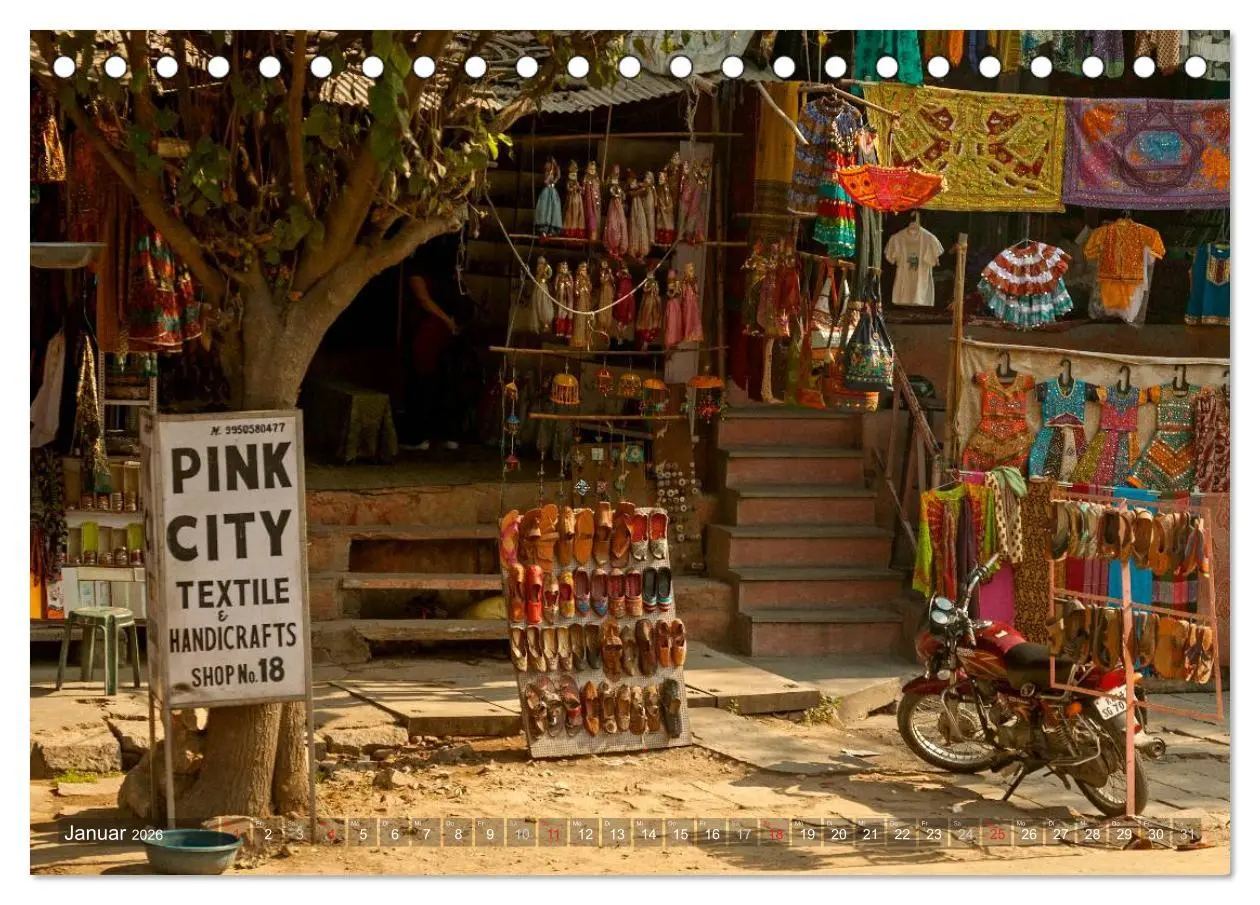 Bild: 9783516110043 | Zauberhaftes Indien (Tischkalender 2026 DIN A5 quer), CALVENDO...