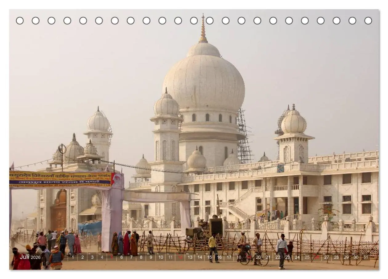 Bild: 9783516110043 | Zauberhaftes Indien (Tischkalender 2026 DIN A5 quer), CALVENDO...