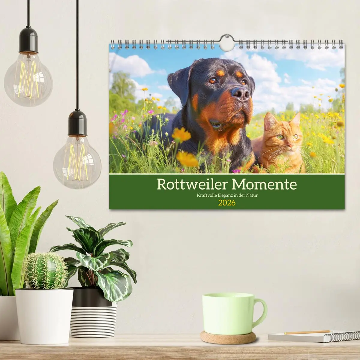 Bild: 9783516420043 | Rottweiler Momente. Kraftvolle Eleganz in der Natur (Wandkalender...
