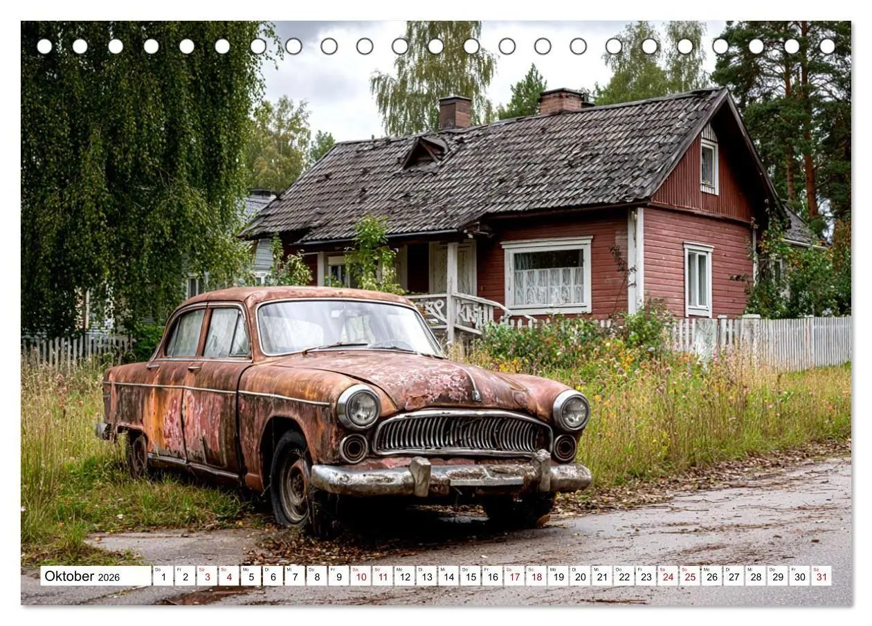 Bild: 9783516660043 | Rost trifft Nostalgie (Tischkalender 2026 DIN A5 quer), CALVENDO...
