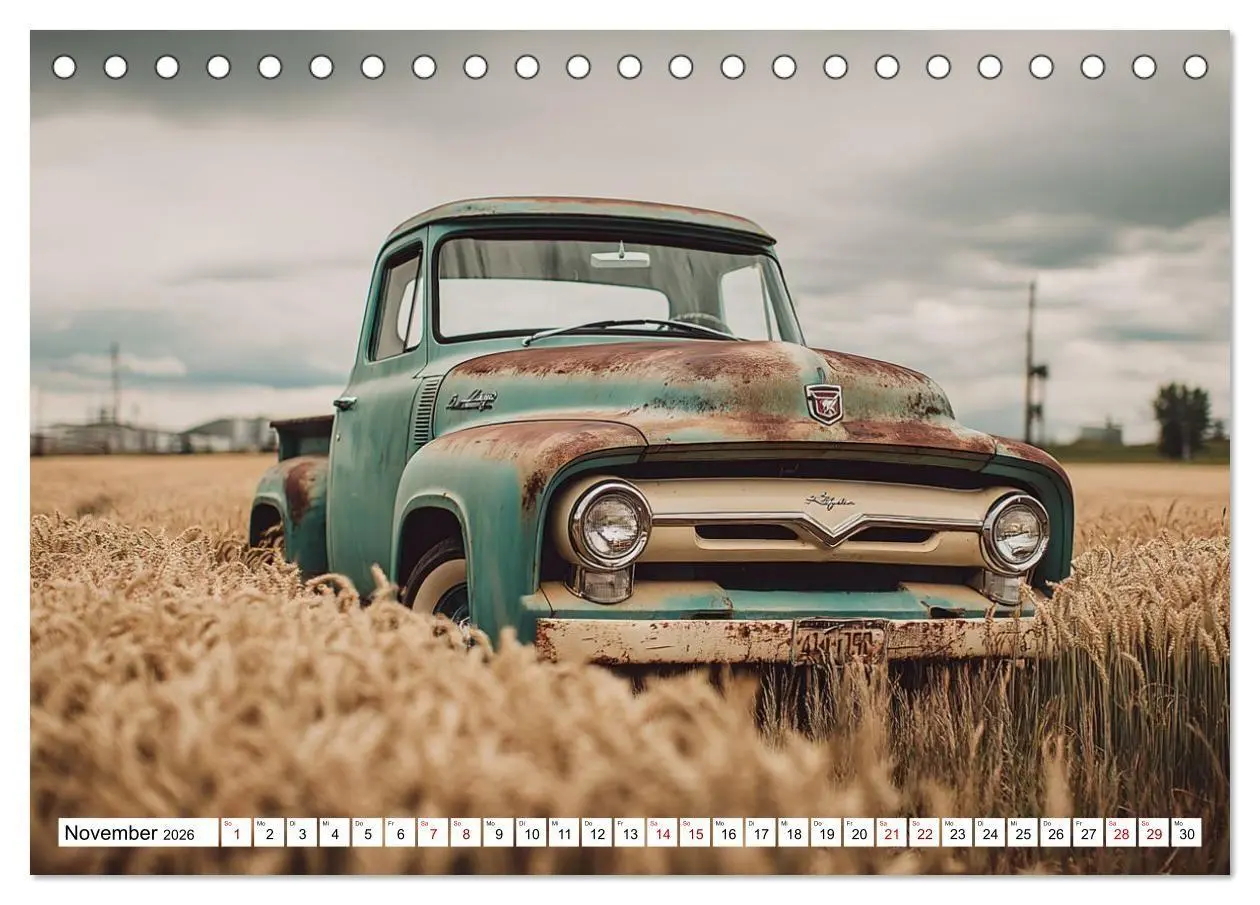 Bild: 9783516660043 | Rost trifft Nostalgie (Tischkalender 2026 DIN A5 quer), CALVENDO...