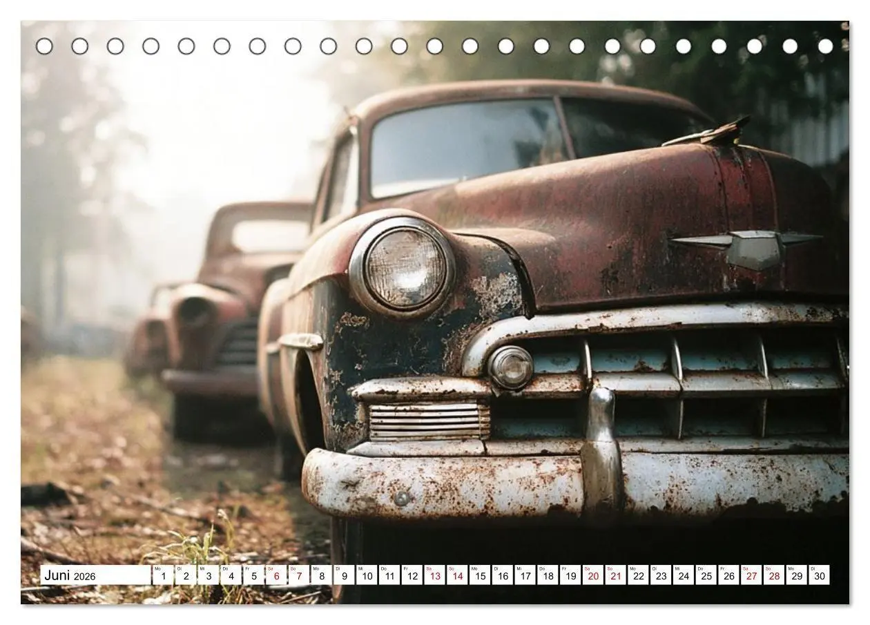 Bild: 9783516660043 | Rost trifft Nostalgie (Tischkalender 2026 DIN A5 quer), CALVENDO...