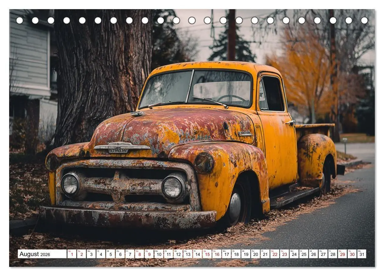 Bild: 9783516660043 | Rost trifft Nostalgie (Tischkalender 2026 DIN A5 quer), CALVENDO...