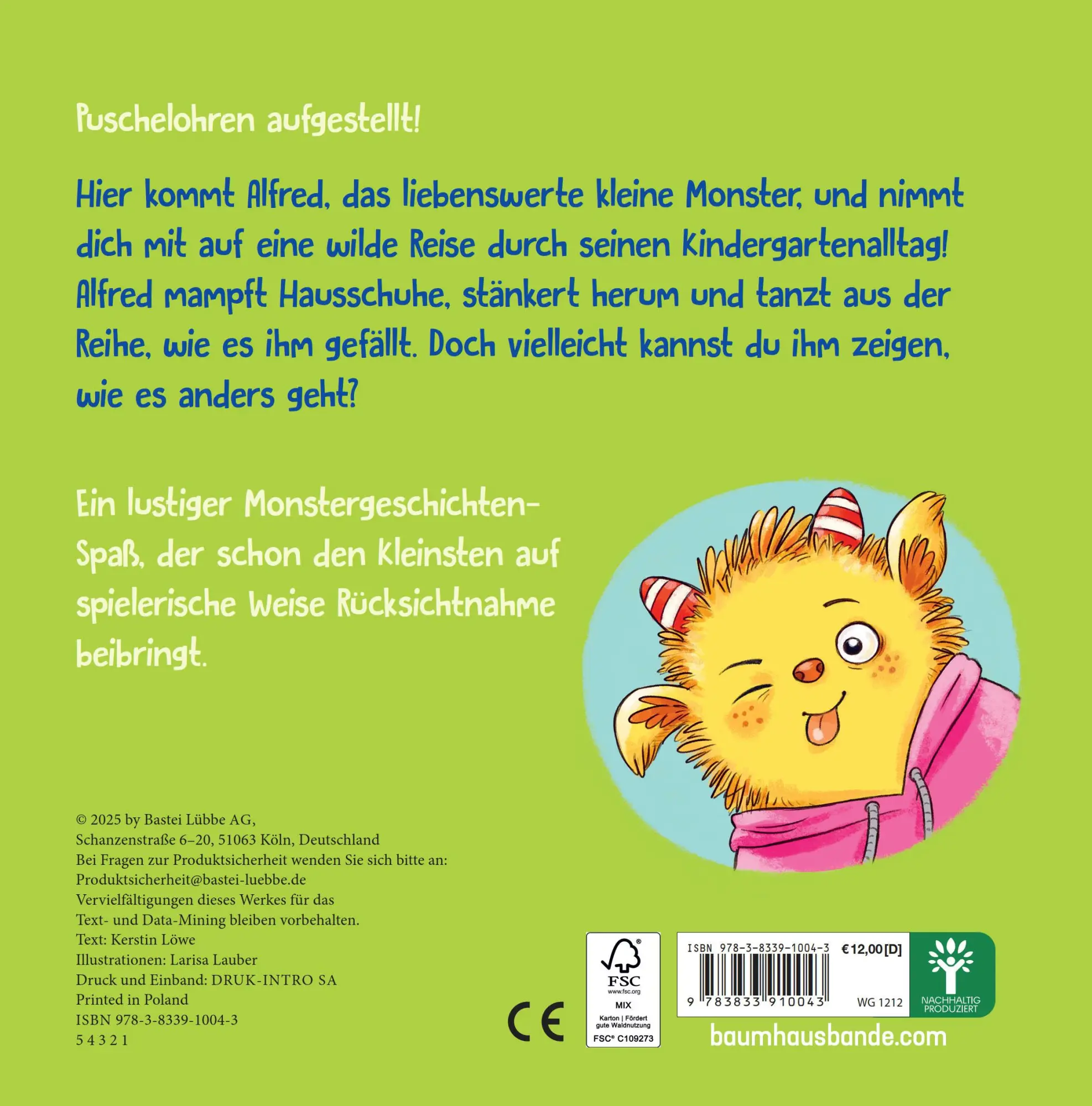 Bild: 9783833910043 | Das einzig wahre Benimmbuch für Kindergartenmonster | Kerstin Löwe