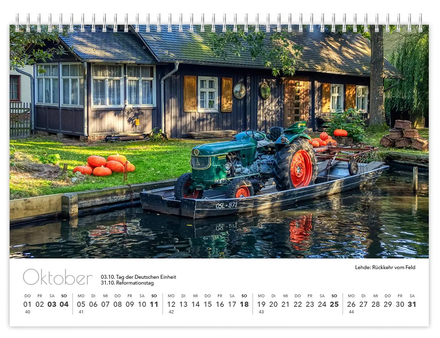 Bild: 9783910680043 | Kalender Spreewald kompakt - Peter Becker 2026 | K4 Verlag (u. a.)
