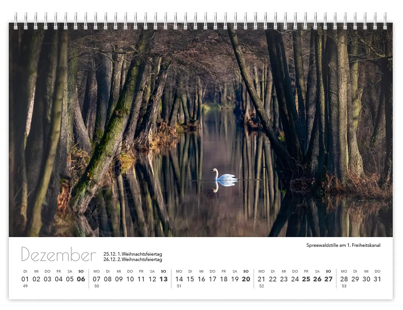 Bild: 9783910680043 | Kalender Spreewald kompakt - Peter Becker 2026 | K4 Verlag (u. a.)