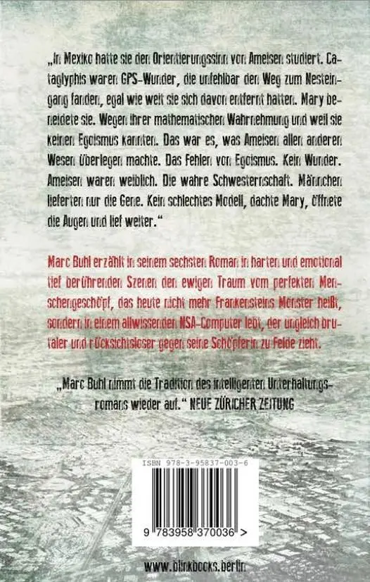 Rückseite: 9783958370043 | Die Auslöschung der Mary Shelley | Marc Buhl | Taschenbuch | 324 S.