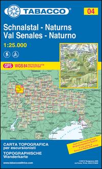 Cover: 9788883150043 | Tabacco Wandern 1 : 25 000 Schnalstal / Val Senales - Naturns /...