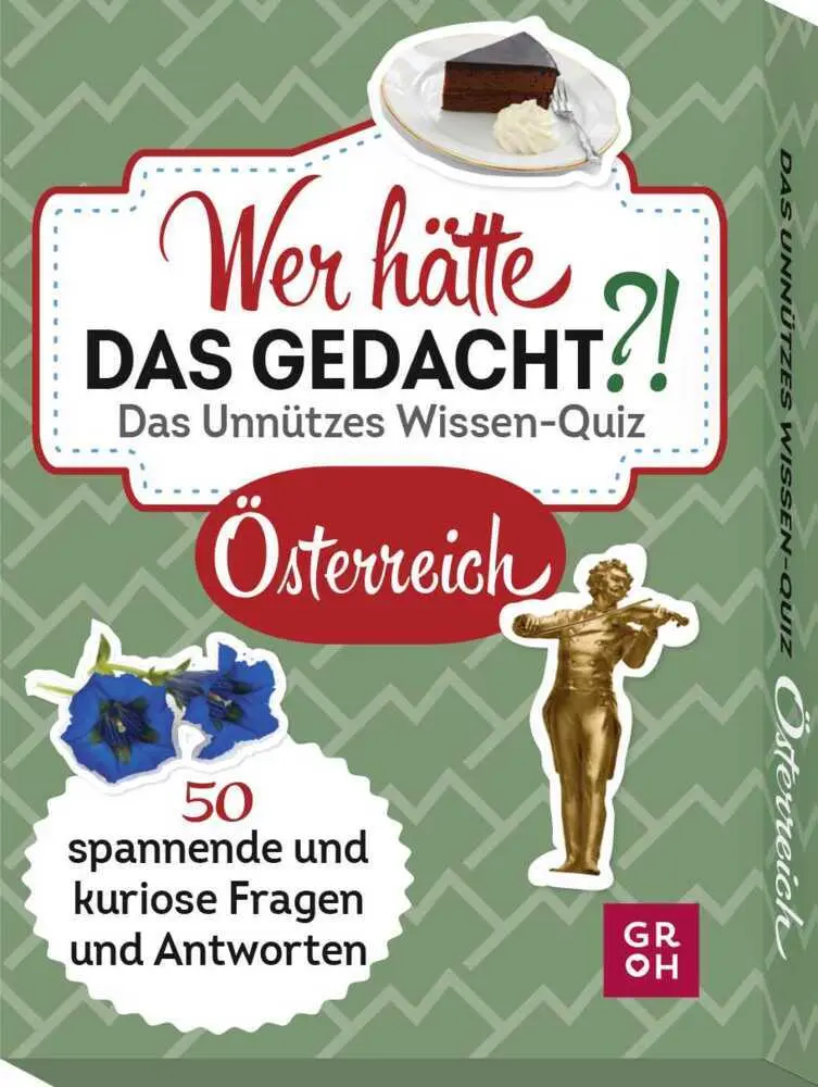 Cover: 4036442010143 | Wer hätte das gedacht?! Das Unnützes Wissen-Quiz Österreich | Spiel