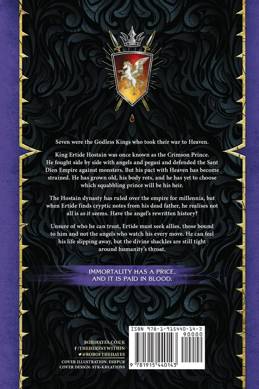 Rückseite: 9781915440143 | Deathless | Annals of the God Eater book 1 | Rob J Hayes | Taschenbuch