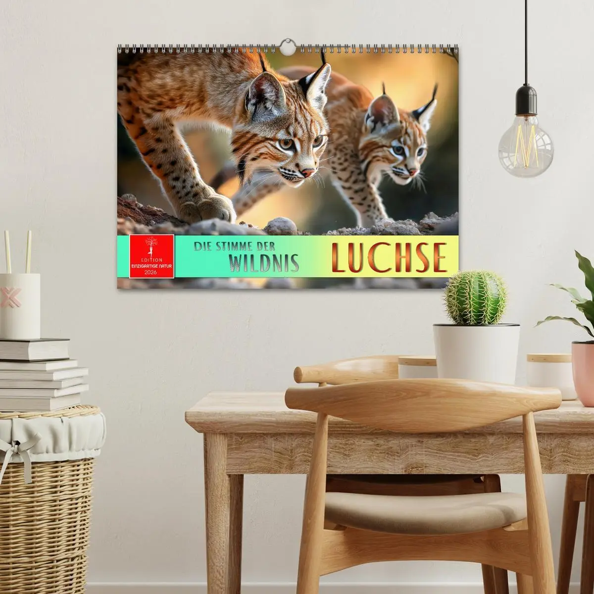 Bild: 9783457250143 | Luchse - die Stimme der Wildnis (Wandkalender 2026 DIN A3 quer),...