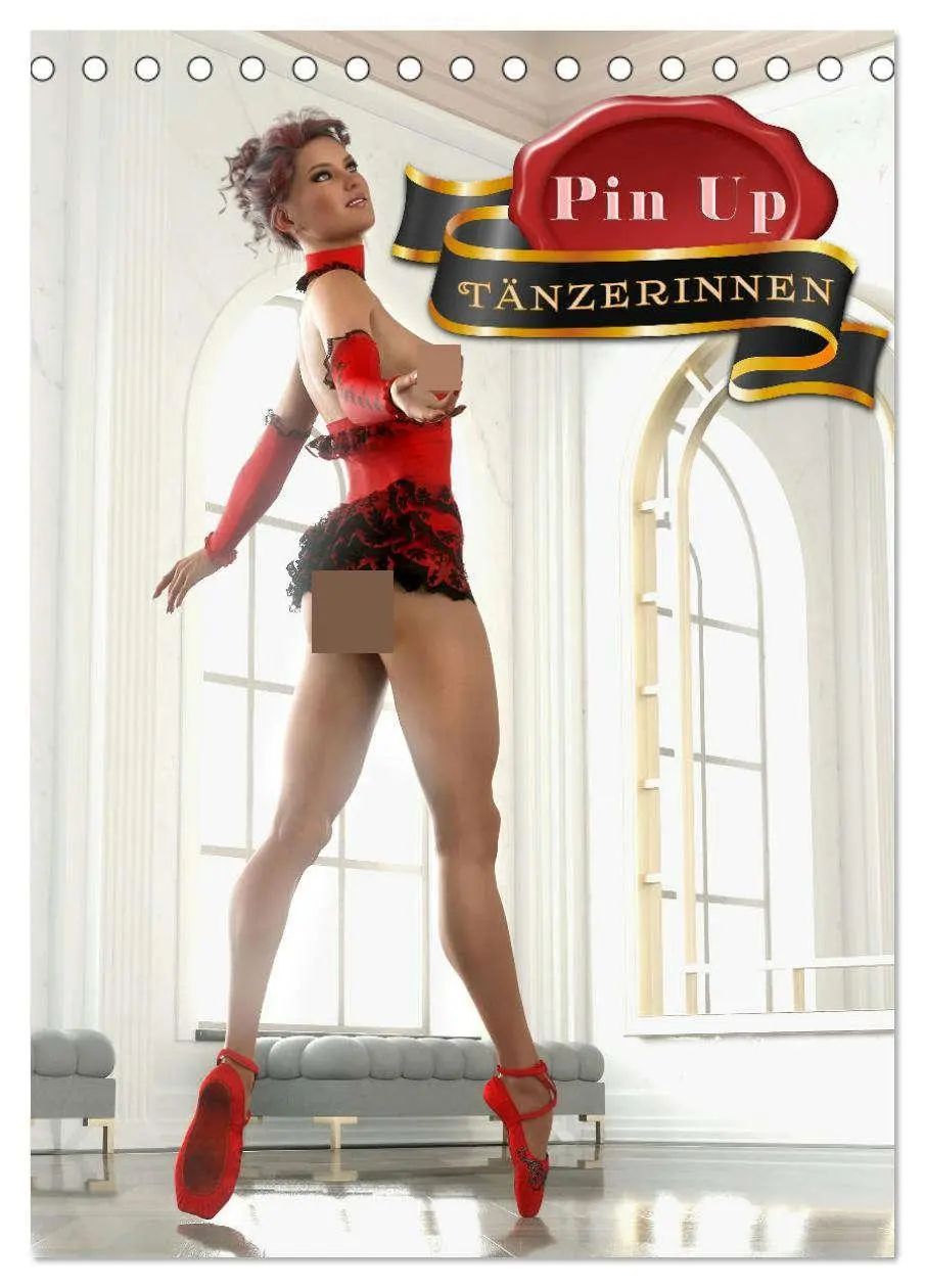 Cover: 9783516340143 | Pin Up Tänzerinnen (Tischkalender 2026 DIN A5 hoch), CALVENDO...