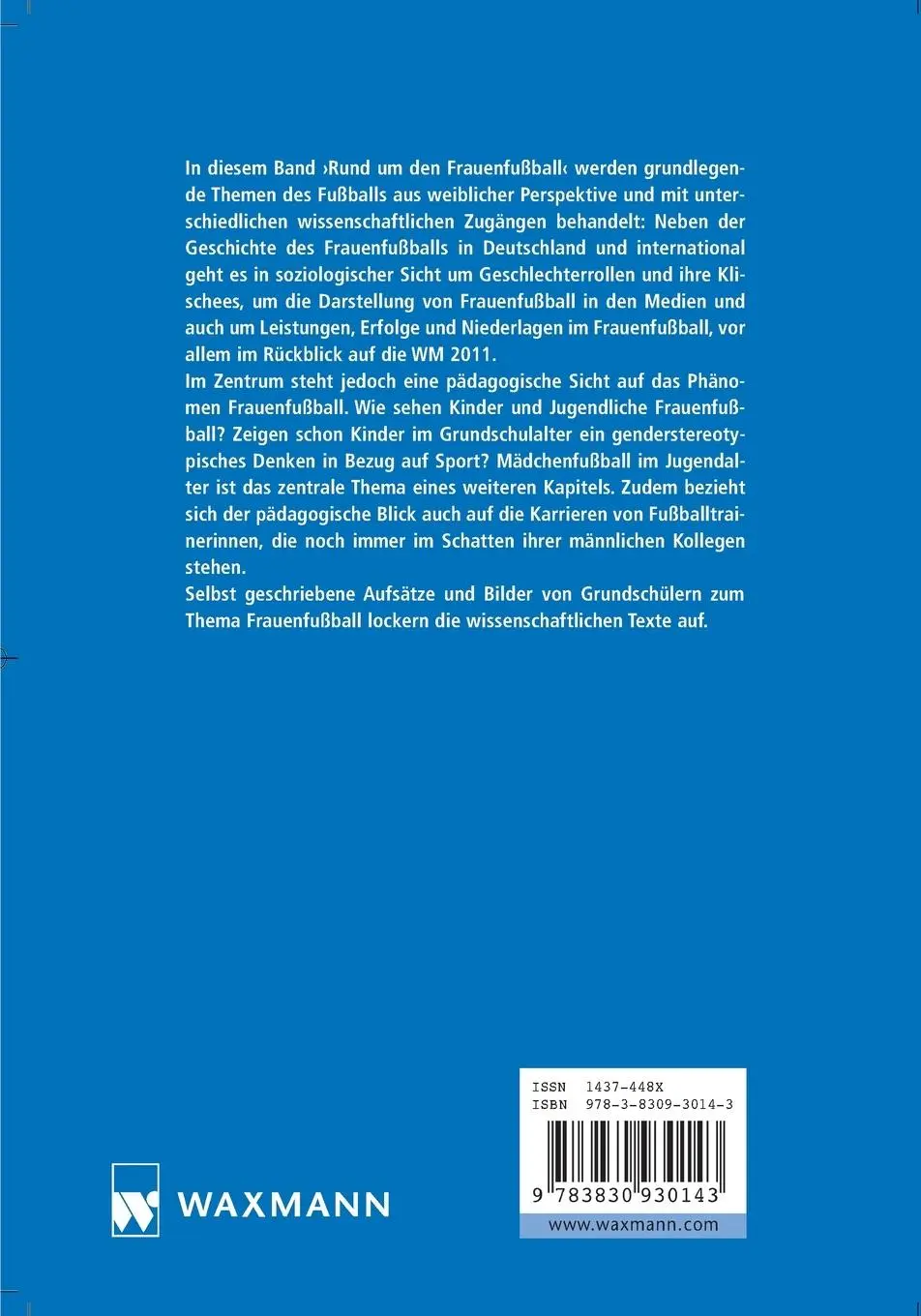 Rückseite: 9783830930143 | Rund um den Frauenfußball | Annette R. Hofmann (u. a.) | Taschenbuch