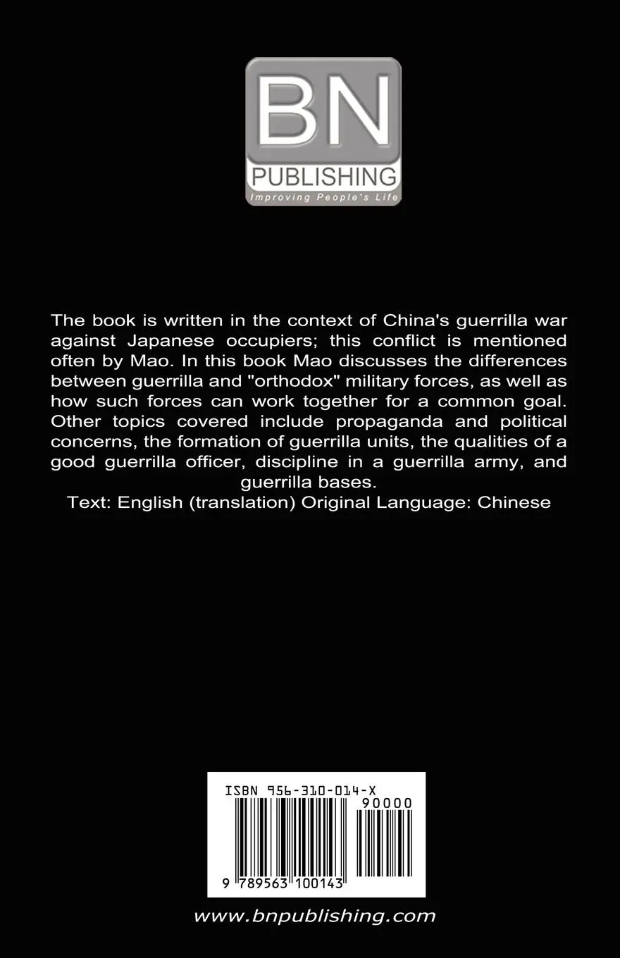 Rückseite: 9789563100143 | On Guerrilla Warfare | Mao Tse-Tung (u. a.) | Taschenbuch | Englisch