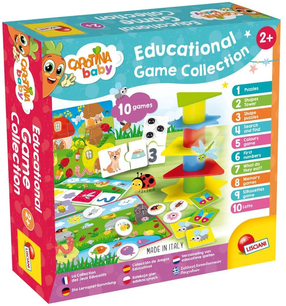 Cover: 8008324080243 | Carotina Baby Educational Games Collection | Spiel | 80243 | 2021