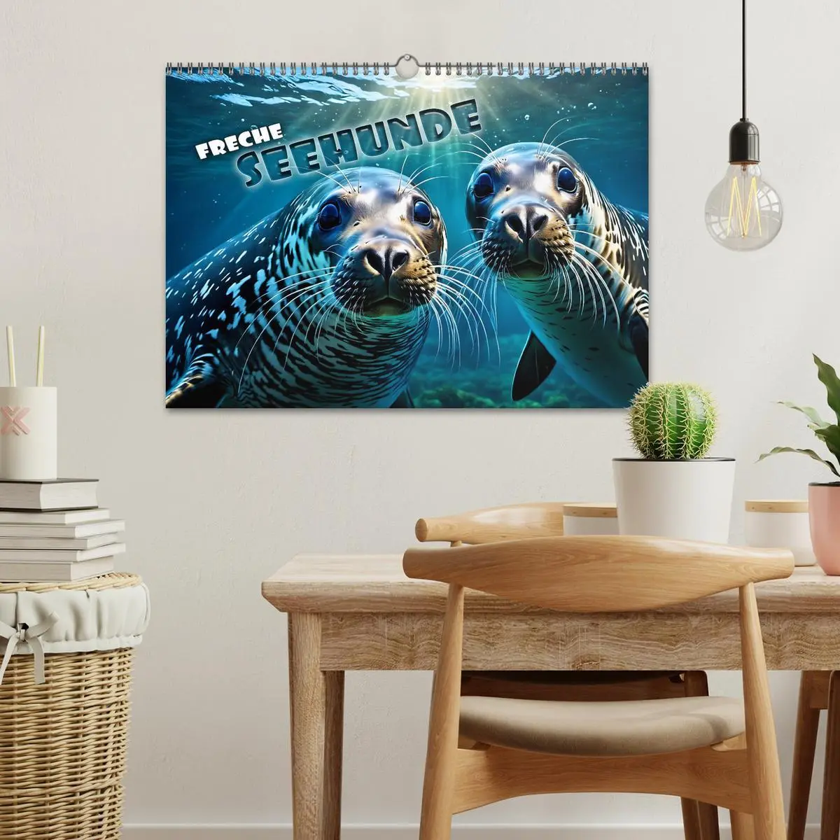 Bild: 9783457480243 | Freche Seehunde (Wandkalender 2026 DIN A3 quer), CALVENDO...