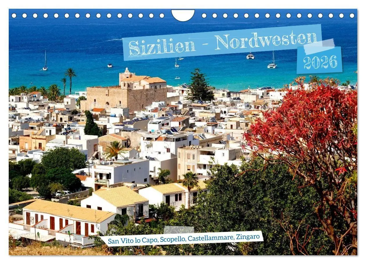 Cover: 9783516710243 | Sizilien - Nordwesten (Wandkalender 2026 DIN A4 quer), CALVENDO...