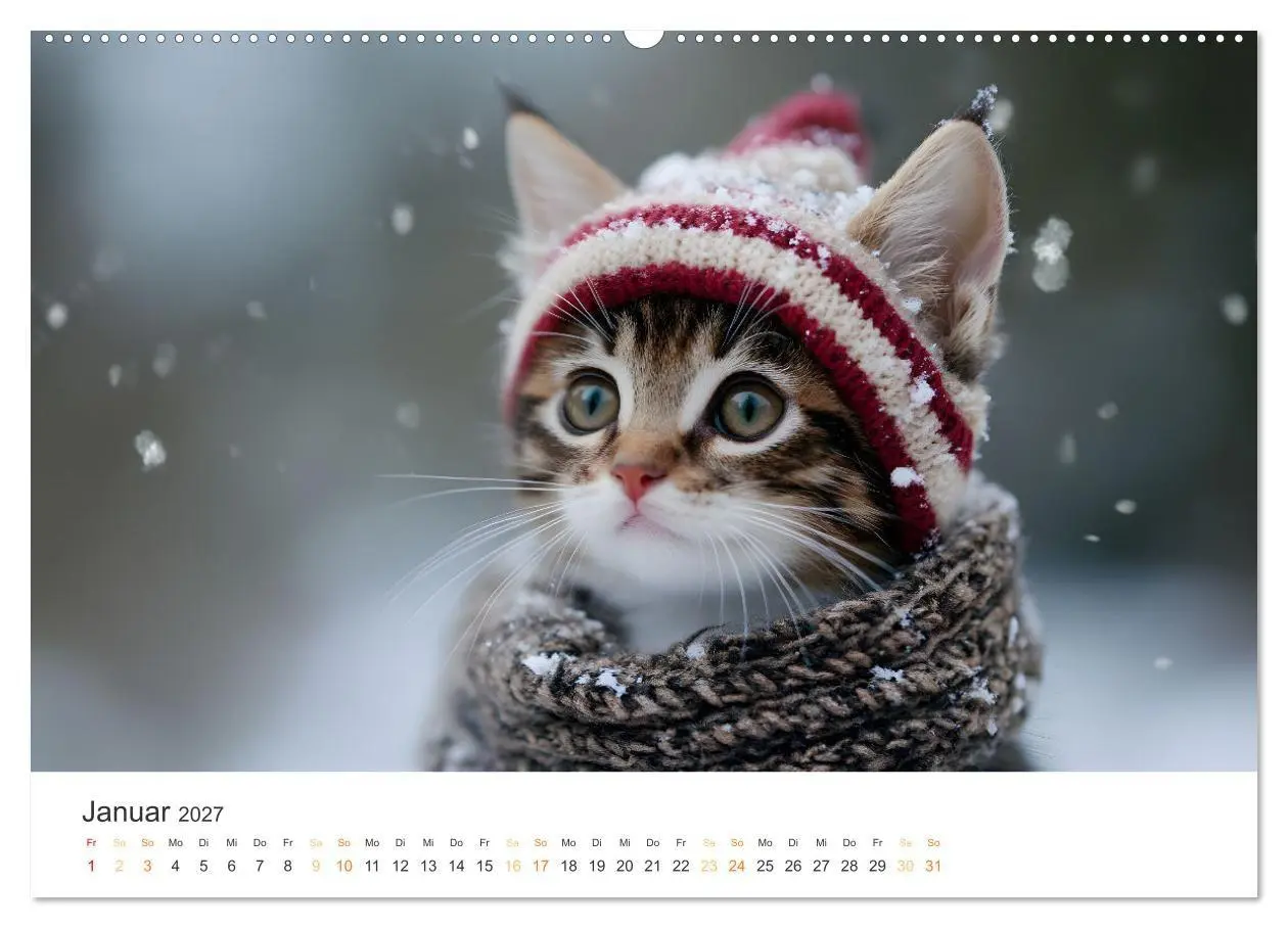 Bild: 9783569040243 | Zauberhafte Katzenbabys (hochwertiger Premium Wandkalender 2027 DIN...