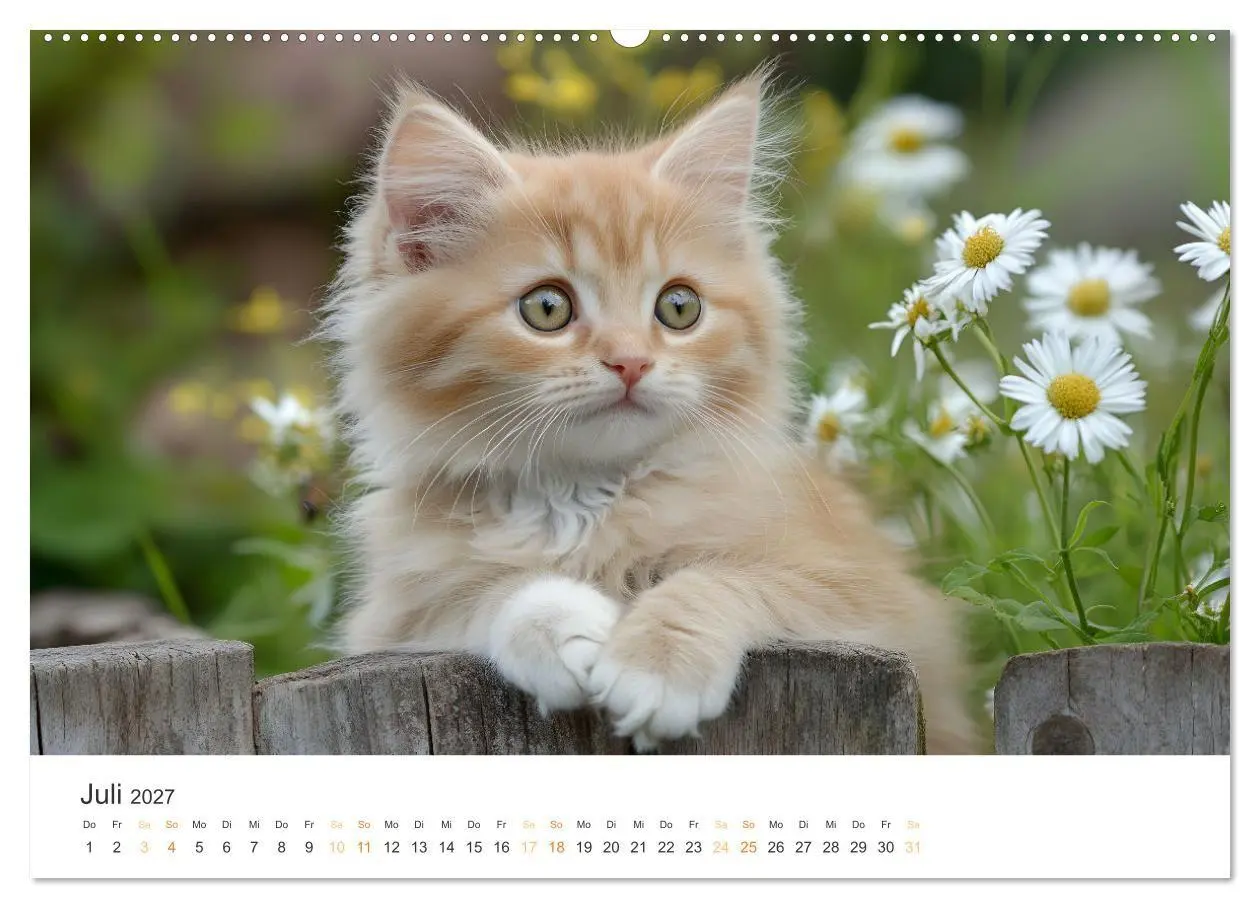 Bild: 9783569040243 | Zauberhafte Katzenbabys (hochwertiger Premium Wandkalender 2027 DIN...